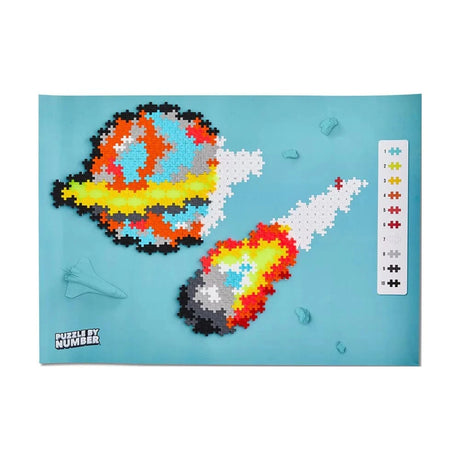 Plus-Plus - Puzzle by Number - Space 500pcs - Hobbytech Toys