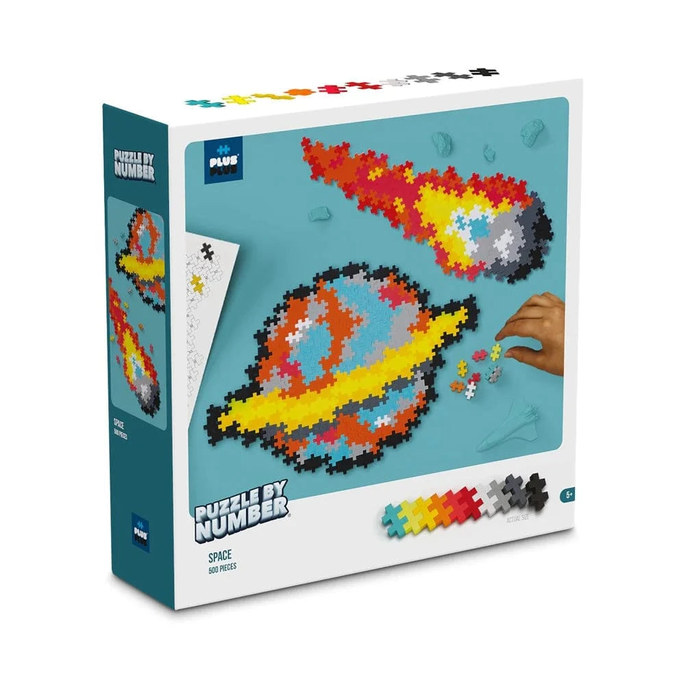 Plus-Plus - Puzzle by Number - Space 500pcs - Hobbytech Toys
