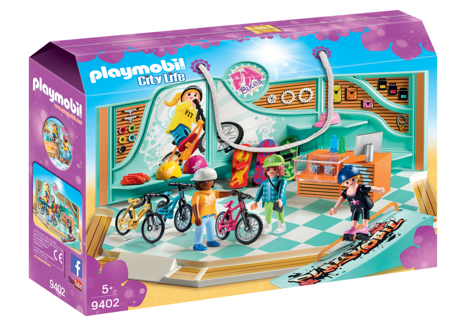 Playmobil 9402 Bike & Skate Shop** Playmobil TOY SECTION