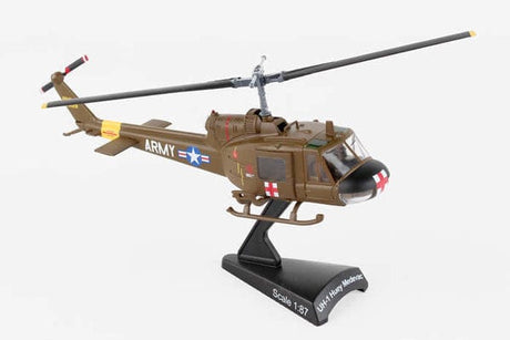 Postage Stamp 1/87 Bell UH-1 Huey Medivac Postage Stamp DIE-CAST MODELS