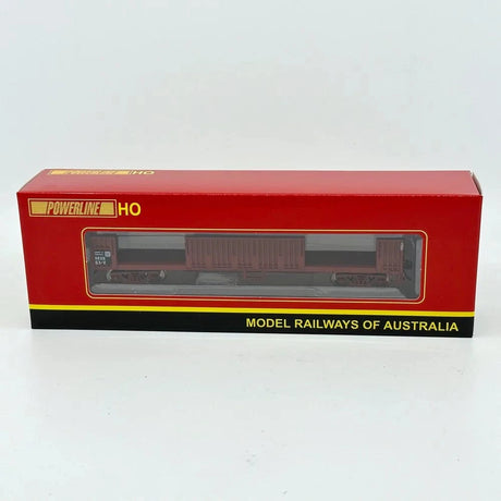 Powerline PD-612C-63 RKUX-63V No Logo Red/Brown Red-Oxide Open Wagon - Hobbytech Toys
