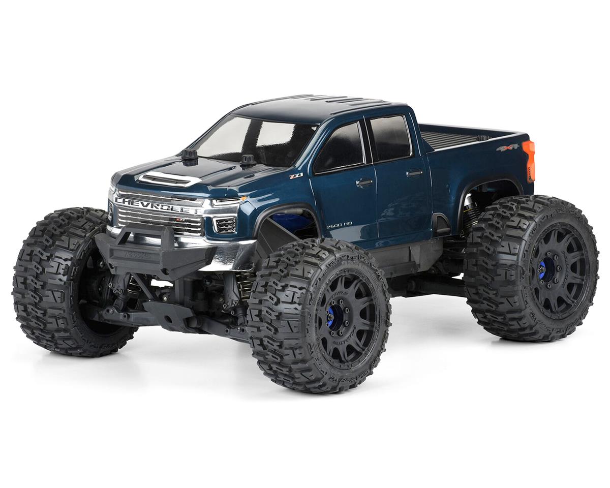 Proline 2021 Chevy Silverado Clear Body, E-Revo 2.0 and MAXX, PR3582-00 - Hobbytech Toys