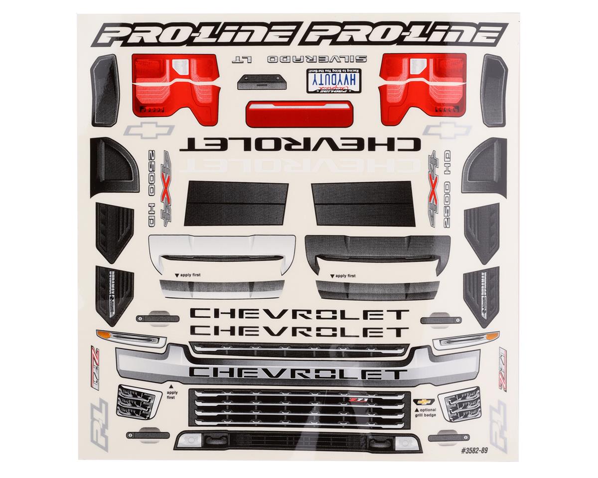 Proline 2021 Chevy Silverado Clear Body, E-Revo 2.0 and MAXX, PR3582-00 - Hobbytech Toys