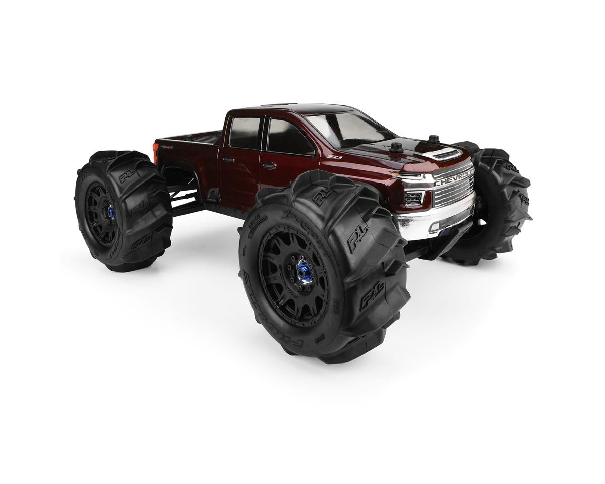 Proline 2021 Chevy Silverado Clear Body, E-Revo 2.0 and MAXX, PR3582-00 - Hobbytech Toys