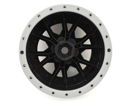Proline Impulse Pro-Loc Black Wheels with Gray Ring, X-Maxx, 2pcs, PR2763-03 - Hobbytech Toys