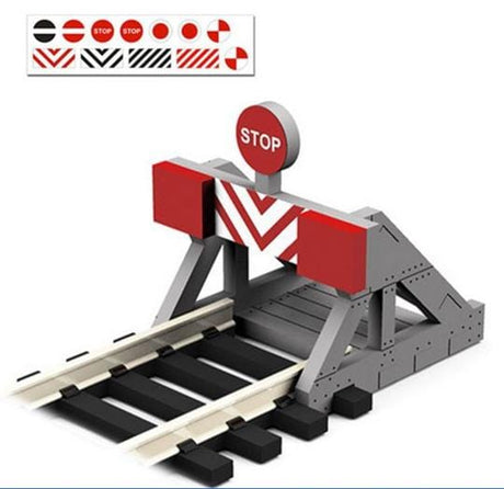 Proses PBF-HO-09 HO Scale Buffer Stop w/Assorted Decals (2 pcs) Proses TRAINS - HO/OO SCALE