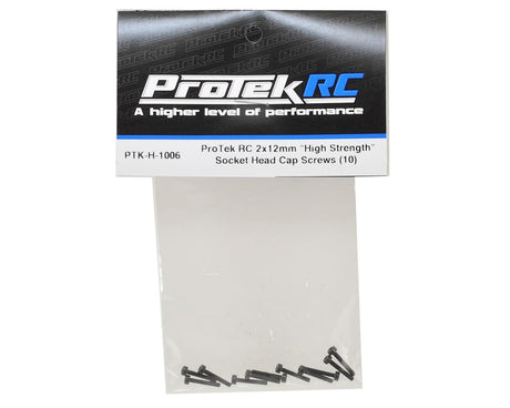 ProTek RC 2x12mm "High Strength" Socket Head Cap Screw (10) - Hobbytech Toys