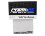 ProTek RC 3mm "High Strength" Stainless Steel Washers (20) - Hobbytech Toys