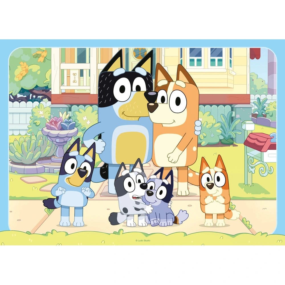 Ravensburger 05222-6 Bluey Gotta Be Done! Puzzle 4x42pc Puzzle - Hobbytech Toys