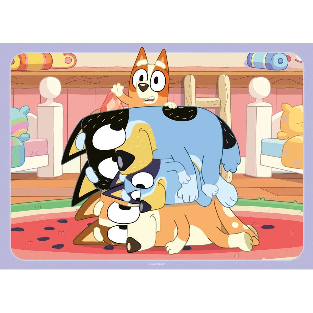 Ravensburger 05222-6 Bluey Gotta Be Done! Puzzle 4x42pc Puzzle - Hobbytech Toys