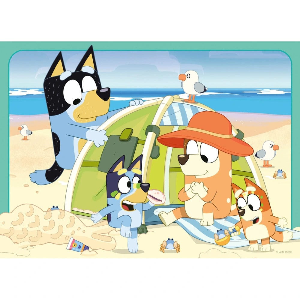 Ravensburger 05222-6 Bluey Gotta Be Done! Puzzle 4x42pc Puzzle - Hobbytech Toys