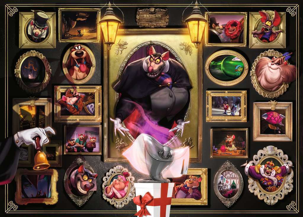 Ravensburger 16521-6 Villainous Ratigan Puzzle 1000pc - Hobbytech Toys