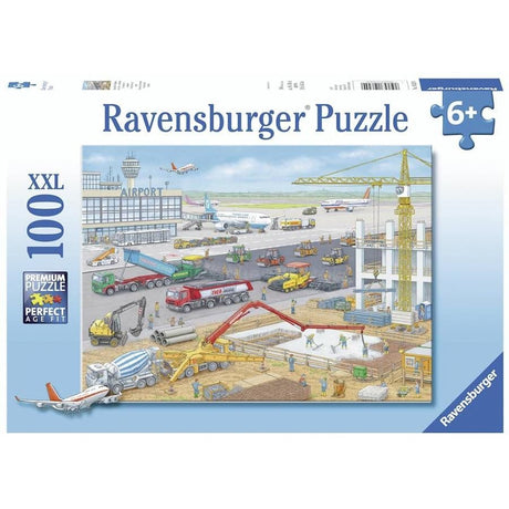 Ravensburger Airport Construction Site 100Pc Ravensburger PUZZLES