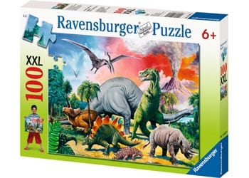 Ravensburger 10957-9 Among the Dinosaurs Puzzle 100pc - Hobbytech Toys