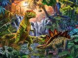 Ravensburger 12888-4 Dinosaur Oasis 100pc - Hobbytech Toys