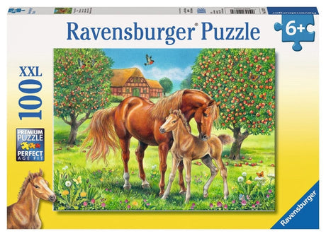 Ravensburger Horses in the Field Puzzle 100pc Ravensburger PUZZLES