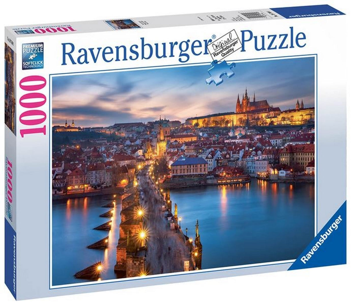 Ravensburger 19740-8 Prague at Night Puzzle 1000pc - Hobbytech Toys