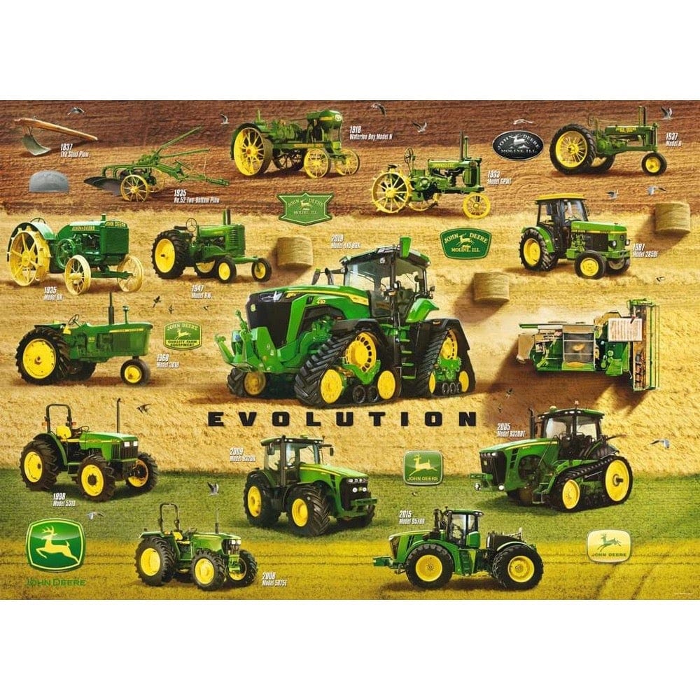 Ravensburger WT John Deere Then & Now Puzzle 1000pc - Hobbytech Toys