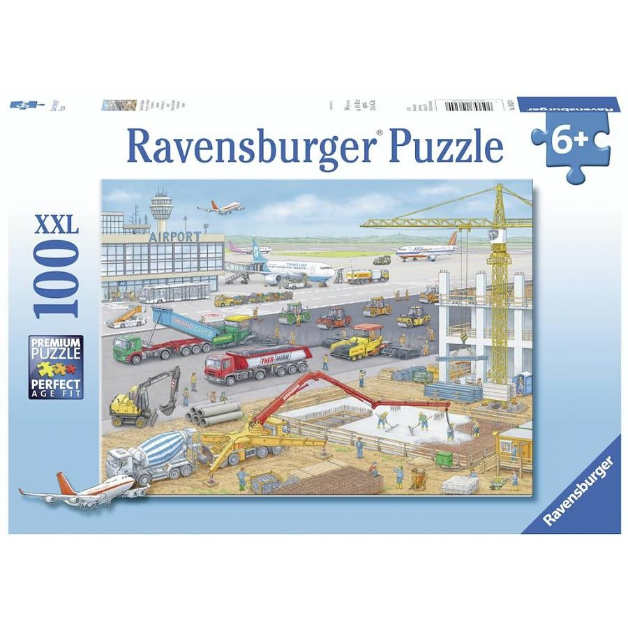 Ravensburger Airport Construction Site 100Pc Ravensburger PUZZLES