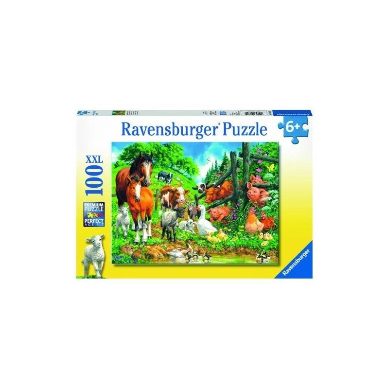 Ravensburger Animal Get Together Puzzle 100pc Ravensburger PUZZLES