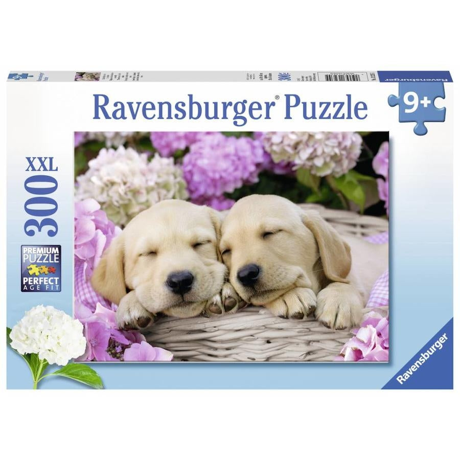 Ravensburger Sweet Dogs in a Basket Puzzle 300pc Ravensburger PUZZLES
