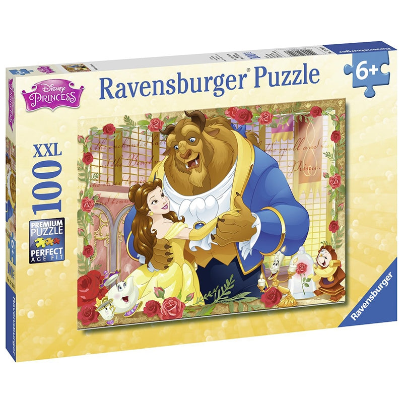 Ravensburger Disney Belle & Beast Puzzle GLITTER 100pc Ravensburger PUZZLES