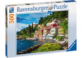 Ravensburger Lake Como Italy Puzzle 500pc Ravensburger PUZZLES