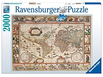 Ravensburger Map of World From 1650 Puzzle 2000pc Ravensburger PUZZLES
