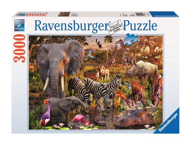 Ravensburger African Animal World Puzzle 3000Pc Ravensburger PUZZLES