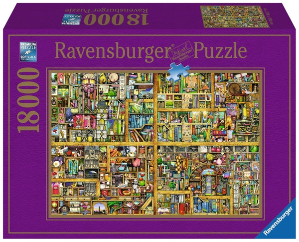 Ravensburger Magical Bookcase Puzzle 18000Pc Ravensburger PUZZLES