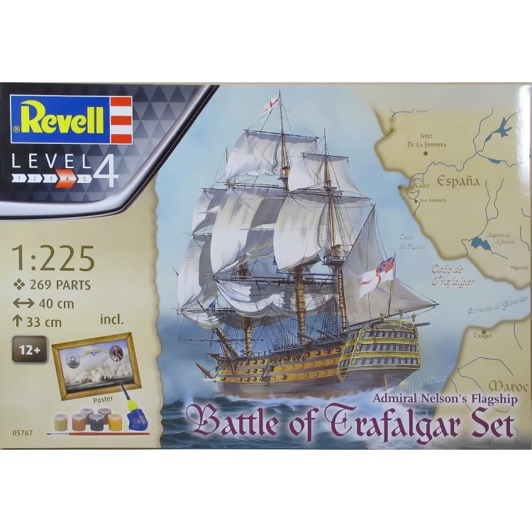 Revell 1/225 Battle Of Trafalgar Starter Set Revell PLASTIC MODELS