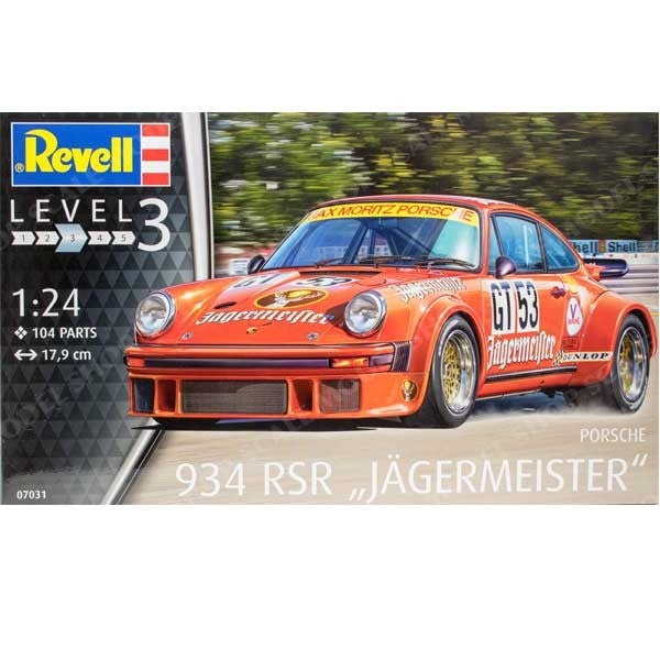 Revell 07031 1/24 Porsche 934 Rsr Jagermeister Revell PLASTIC MODELS