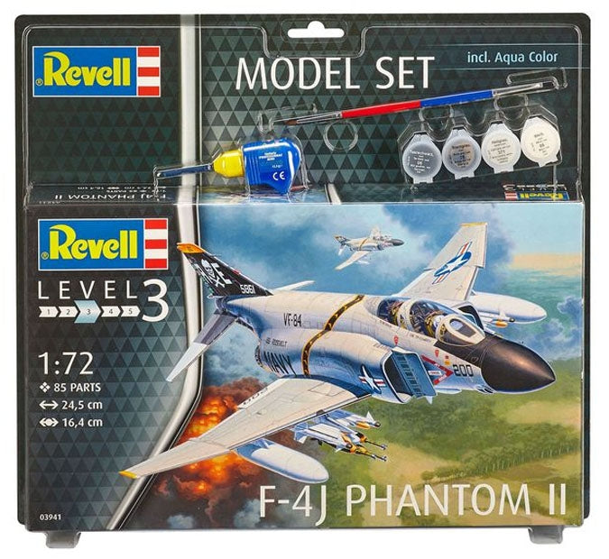 Revell 1/72 F-4J Phantom Ii Model Set Revell PLASTIC MODELS
