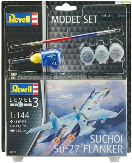 Revell 1/144 Suchoi Su-27 Flanker Model Set Revell PLASTIC MODELS