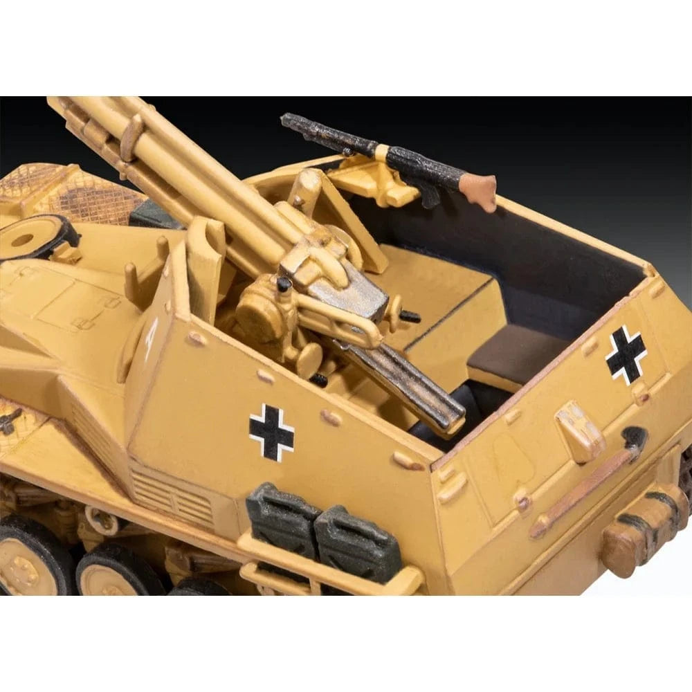 Revell 03334 1/76 First Diorama Set Sd.Kfz. 124 Wespe Plastic Model Kit - Hobbytech Toys