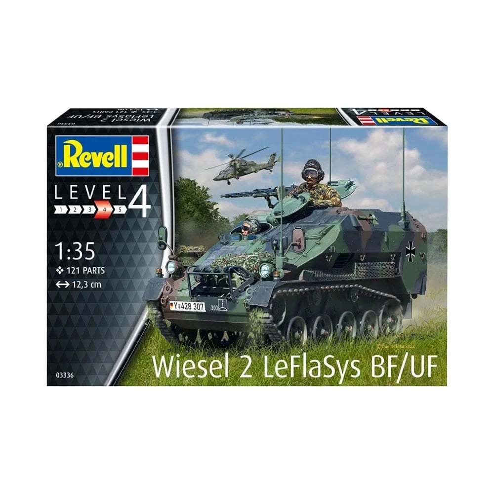 Revell 03336 1/35 Wiesel 2 Leflasys BF/UF Plastic Model Kit - Hobbytech Toys