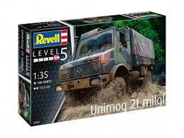 Revell 03337 1/35 Unimog 2t Mil GL Plastic Model Kit - Hobbytech Toys