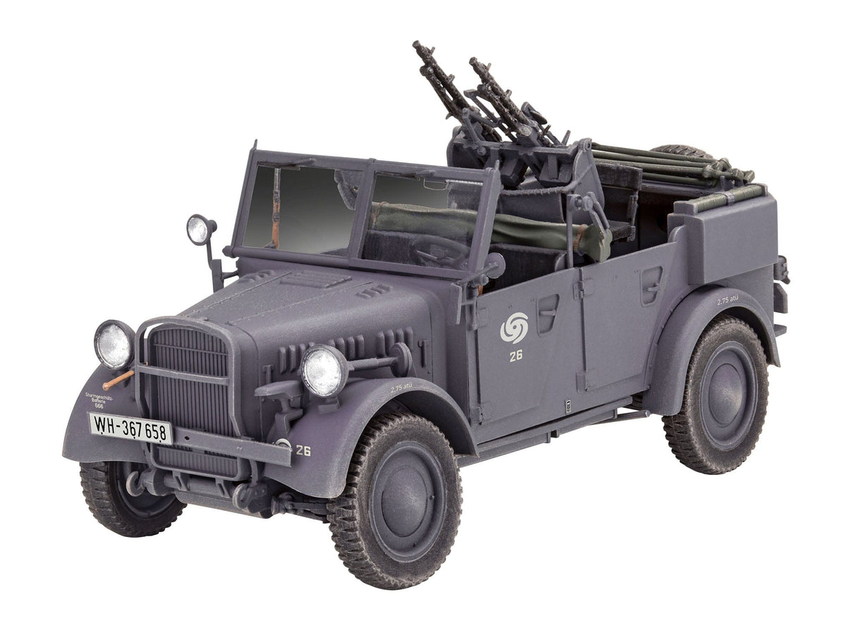 Revell 03339 1/35 Einheits-Pkw Kfz.4 Plastic Model Kit - Hobbytech Toys
