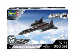 Revell 03652 1/110 Lockheed SR-71 Blackbird Easy Click System - Hobbytech Toys