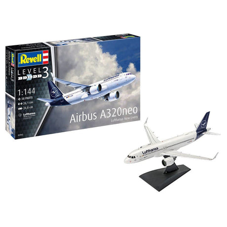 Revell 1/144 Airbus A320 Neo Lufthansa Model Set Revell PLASTIC MODELS