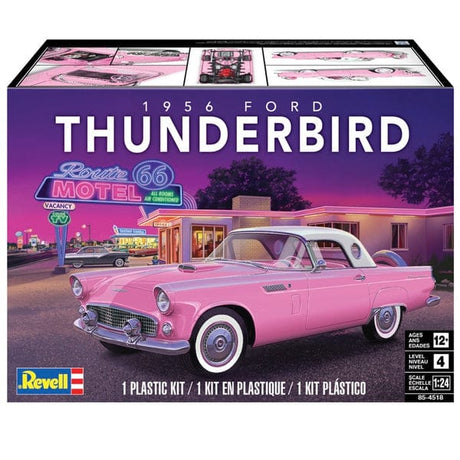 Revell 1/24 1956 Ford Thunderbird Plastic Model Kit - Hobbytech Toys