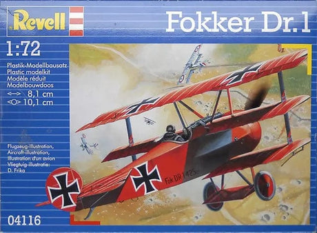 Revell 1/72 Fokker Dr.1 Triplane Revell PLASTIC MODELS