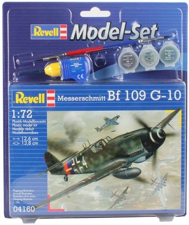 Revell 1/72 Messerschmitt Bf109 G-10 Model Set Revell PLASTIC MODELS
