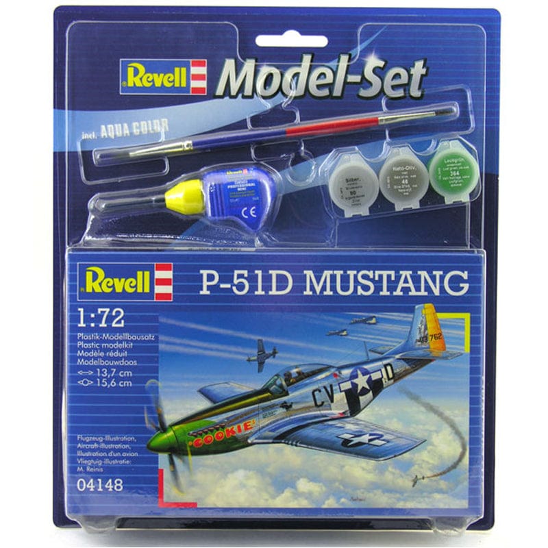 Revell 1/72 P-51D Mustang Model Set Revell PLASTIC MODELS