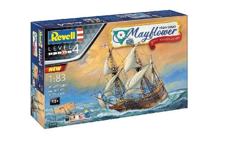 Revell 1/83 Mayflower 400th Anniversary Gift Set Pastic Model Kit Revell PLASTIC MODELS