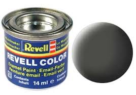 Revell 32165 Bronze Green Matte Enamel Paint 14ml Revell PAINT, BRUSHES & SUPPLIES