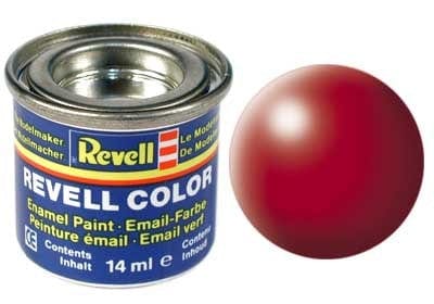 Revell 32330 Fiery Red Silk Enamel Paint 14ml Revell PAINT, BRUSHES & SUPPLIES