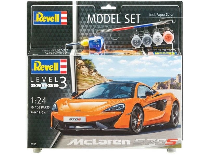 Revell 67051 1/24 Mclaren 570S Model Set Revell PLASTIC MODELS