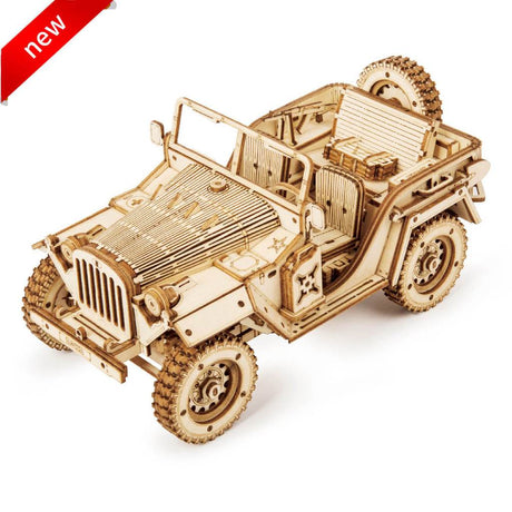 ROKR 1/18 Army Jeep Kit Robotime TOY SECTION