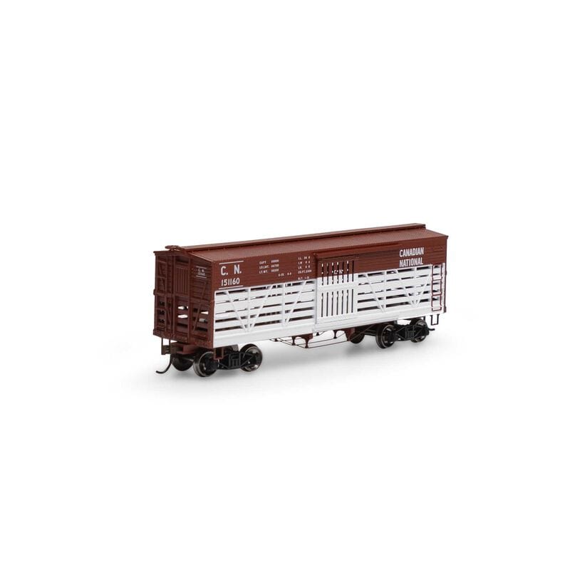 Roundhouse HO 36ft Old Time Stock Car, CN #151160 - Hobbytech Toys